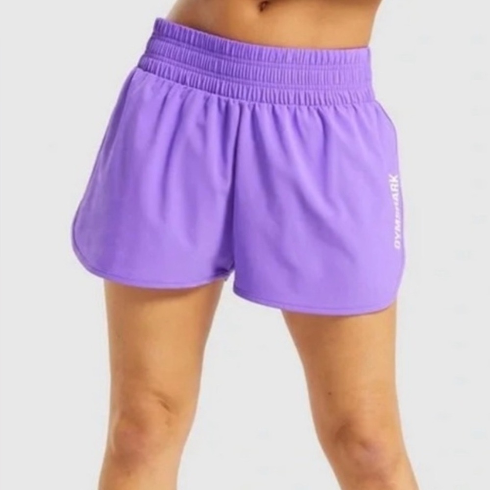Gymshark Lavender Pulse Athletic Shorts